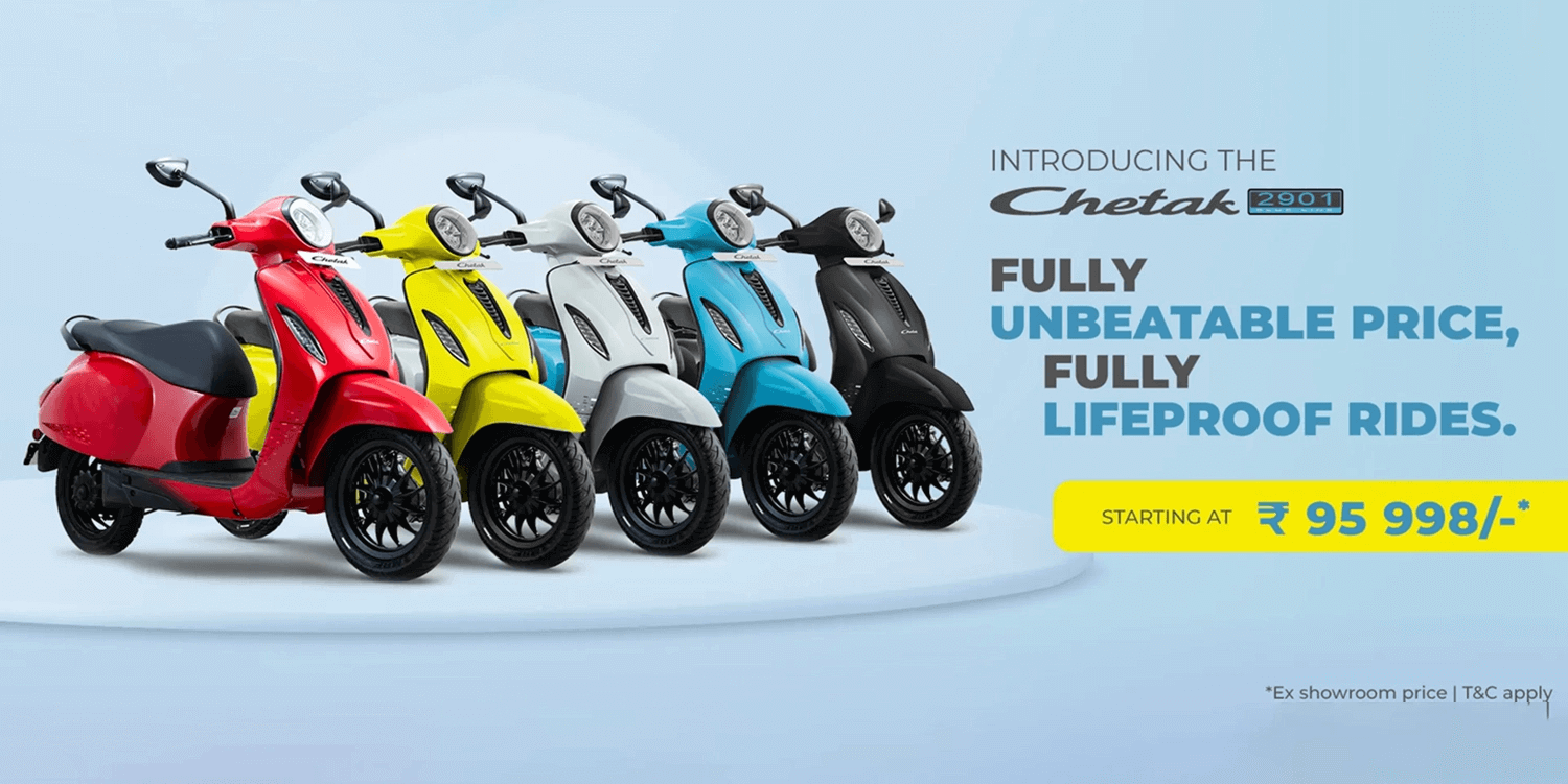 Bajaj Chetak Electric Scooter Features, Colour, Specifications And ...